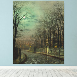 John Atkinson Grimshaw - The Tryst Canvas Afdruk