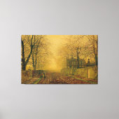 John Atkinson Grimshaw - Under The Beeches Canvas Afdruk (Voorkant)
