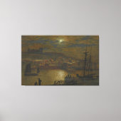 John Atkinson Grimshaw - Whitby From Scotch Head Canvas Afdruk (Voorkant)