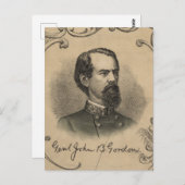 John B. Gordon Briefkaart (Voorkant / Achterkant)