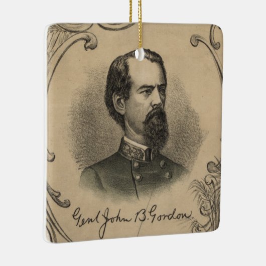 John B. Gordon Keramisch Ornament (Rechts)
