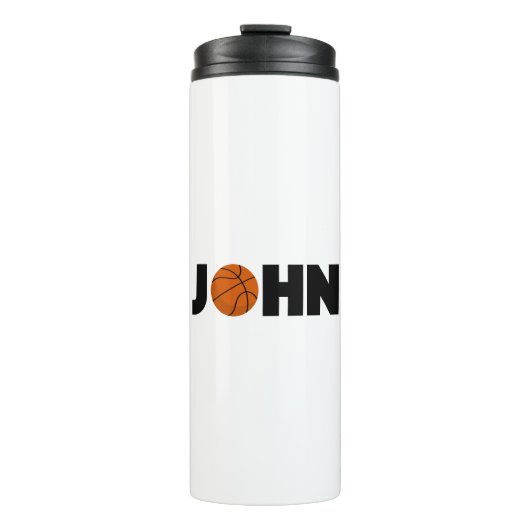 John Basketball Thermosbeker (Voorkant)