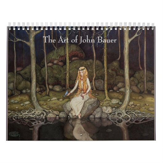 John Bauer Art Calendar Kalender (Hoes)