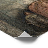 John Bauer - Bergaporten Poster (Hoek)