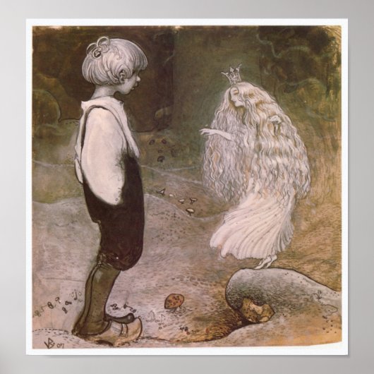 John Bauer Changed by magic Poster (Devant)