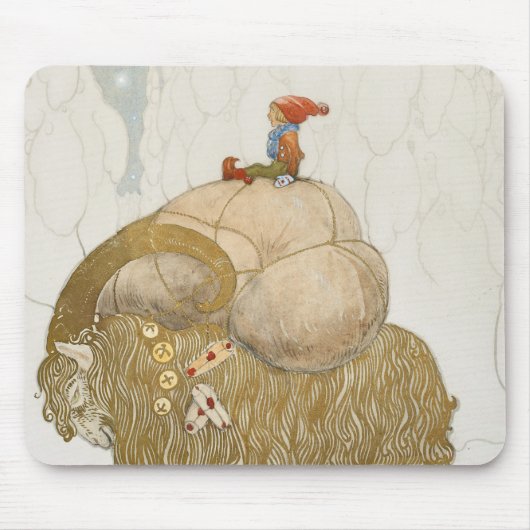 John Bauer - De kerstgeit Muismat (Voorkant)
