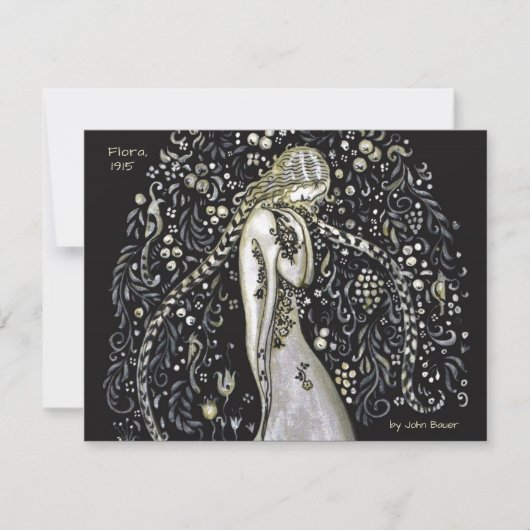 John Bauer Flora C1148 Art Wenskaart (Voorkant)