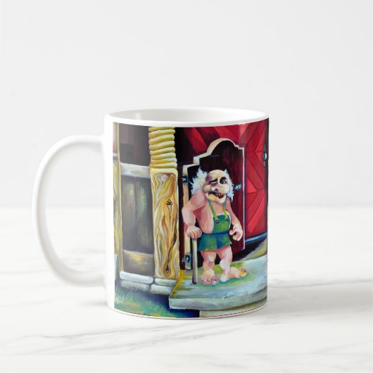 John Bauer Halloween Scandinavian Ogre Troll Koffiemok (Links)