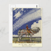 John Bauer - Into the wide world Briefkaart (Voorkant / Achterkant)