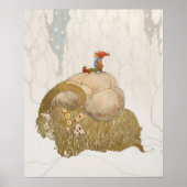John Bauer - Julbocken Poster (Voorkant)