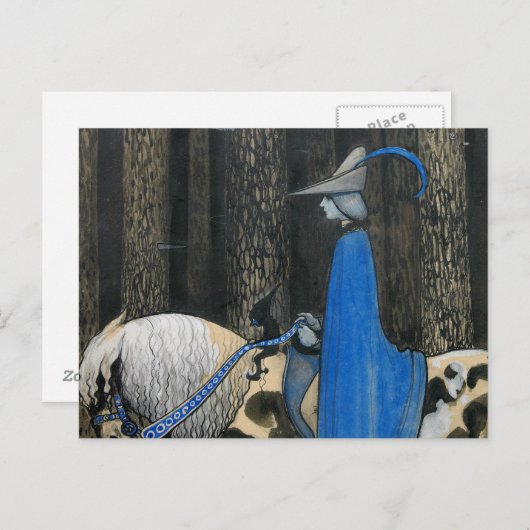 John Bauer - Nu en dan Briefkaart (Voorkant / Achterkant)