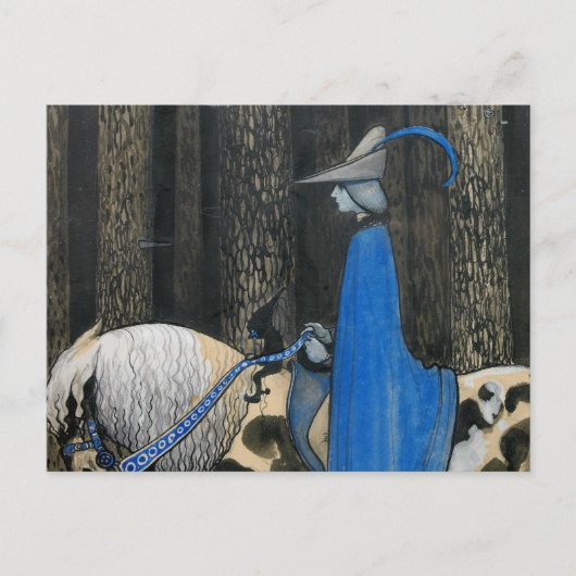 John Bauer - Nu en dan Briefkaart (Voorkant)