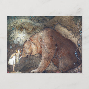 John Bauer Poor Little Basse Briefkaart