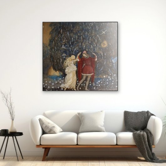 John Bauer Princess en Prince  Kunst Poster