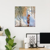 John Bauer Princess in een boom Poster (Thuiskantoor)