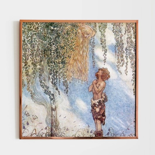 John Bauer Princess in een boom Poster