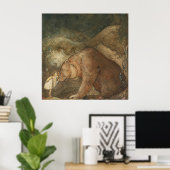 John Bauer - Slecht klein gebasse Poster (Thuiskantoor)