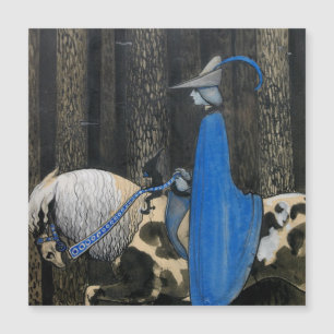 John Bauer The Blue Cloak Circa 1913 magnetische k