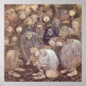John Bauer Troll Art Poster (Voorkant)