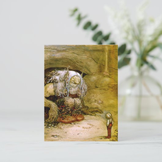 John Bauer - Troll Briefkaart (Staand voorkant)