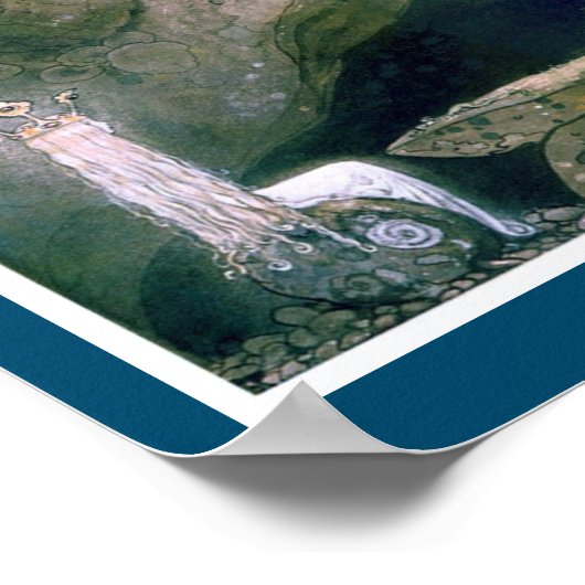 John Bauer Troll Moeder Poster (Hoek)