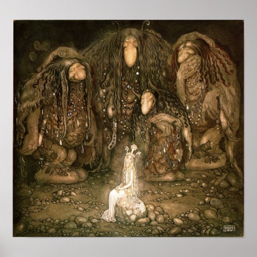 John Bauer - Trolls Poster (Voorkant)
