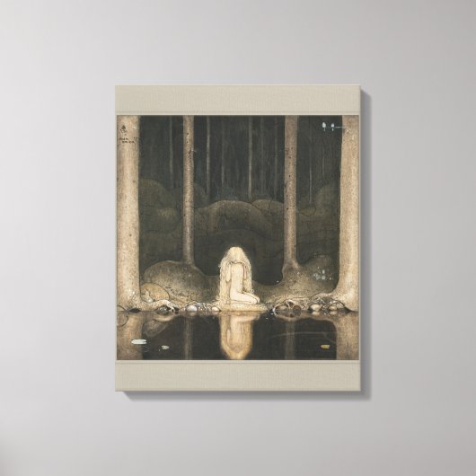 John Bauer Tuvstarr 1913 CC0790 Large Canvas Afdruk (Voorkant)