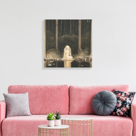John Bauer Tuvstarr CC0247 Large Canvas Afdruk (Insitu (Woonkamer))