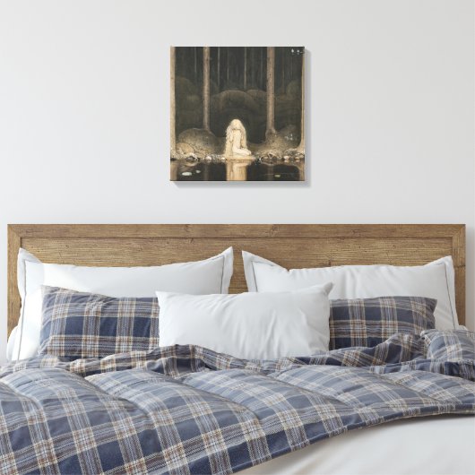 John Bauer Tuvstarr CC0247 Large Canvas Afdruk (Insitu (Slaapkamer))