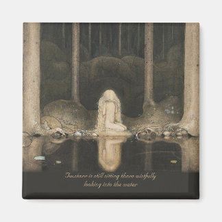 John Bauer Tuvstarr door het bosgebied CC1038 Magneet