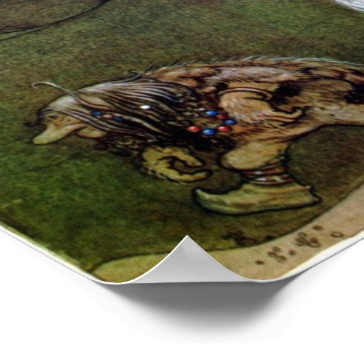 John Bauer Une soirée d'été Poster (Coin)