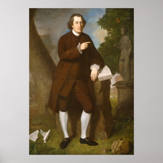 John Beale Bordley - Charles Peale Fine Art Poster (Voorkant)