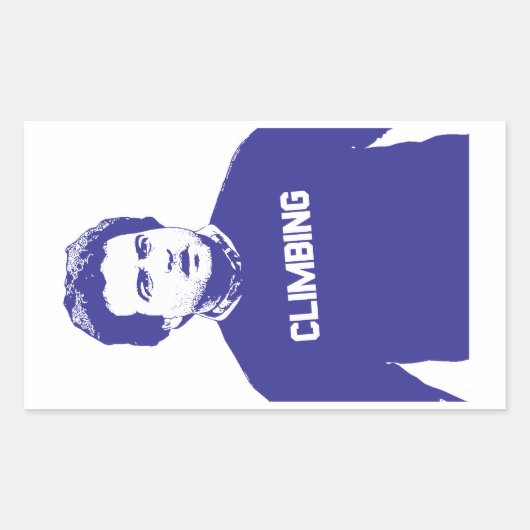 John Belushi Climate Rechthoekige Sticker (Voorkant)