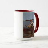 John Biglin in een Single Scull Mok (Voorkant rechts)