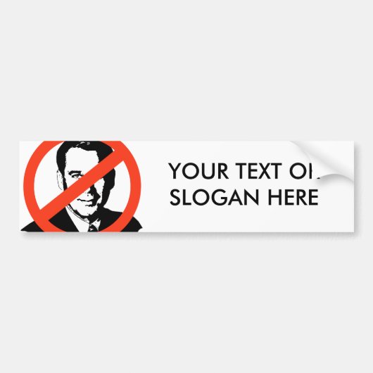 John Boehner Bumpersticker (Voorkant)