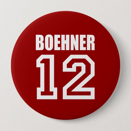 JOHN BOEHNER-verkiezingstandar Ronde Button 4,0 Cm (Voorkant)