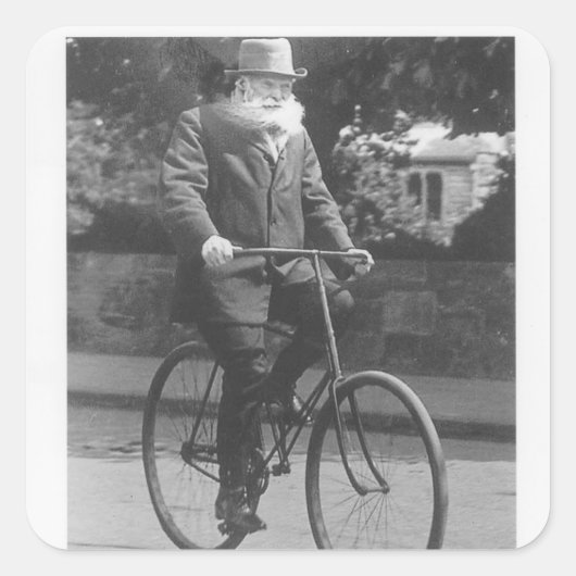 John Boyd Dunlop Vierkante Sticker (Voorkant)