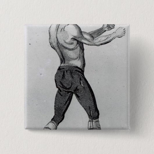 John Broughton Vierkante Button 5,1 Cm (Voorkant)