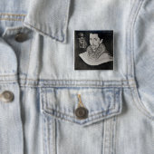 John Bull Vierkante Button 5,1 Cm (In situ)