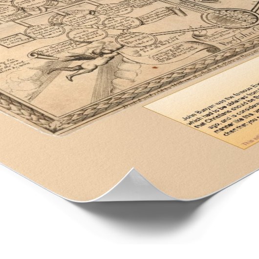 John Bunyans Poster vintage original (Coin)