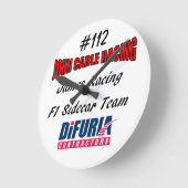 John Cable & James Racing Clock Ronde Klok (Hoek)