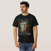 JOHN CAGE - NFT-portret door Marco Aureggi T-shirt (Voorkant volledig)
