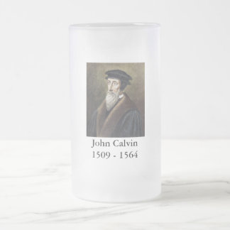 John Calvin Beer Stein - Reformatie Matglas Bierpul