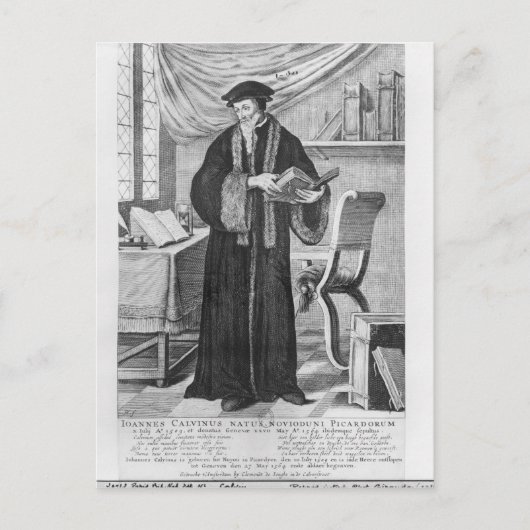 John Calvin Briefkaart (Voorkant)