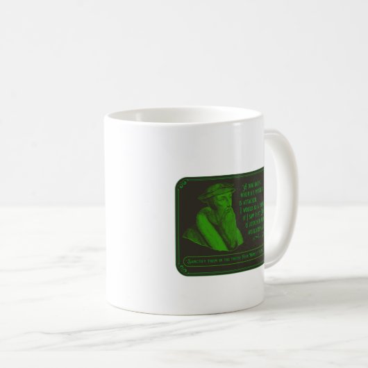 John Calvin Silence Koffiemok (Voorkant rechts)