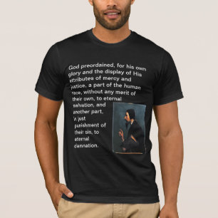 John Calvin T-shirt met citaat