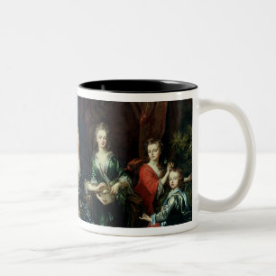 John Churchill 1e hertog van Marlborough Tweekleurige Koffiemok