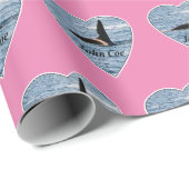 John Coe Orca Killer Whale Pink Cadeaupapier (Rol Hoek)