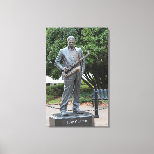 John Coltrane Canvas Afdruk (Voorkant)