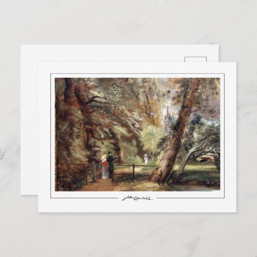 John Constable #409 - Carte postale Art (Devant / Derrière)